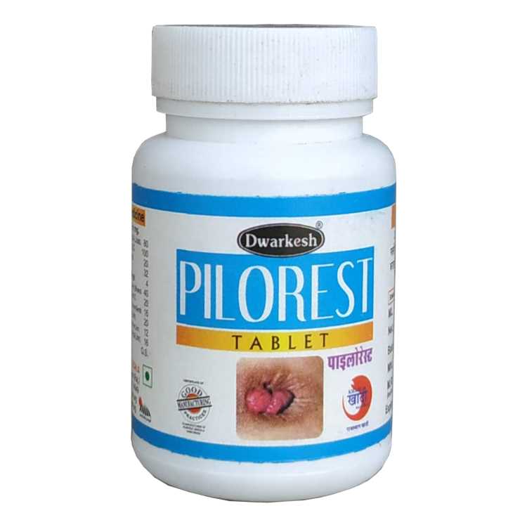 Dwarkesh Pilorest Tablet (200 Tablets pack of 1)